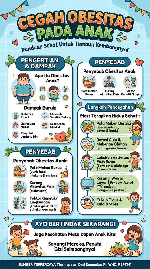 Melindungi Si Kecil dari Obesitas sejak Dini