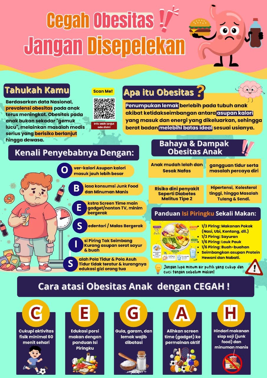 Cegah Obesitas jangan dispelekan